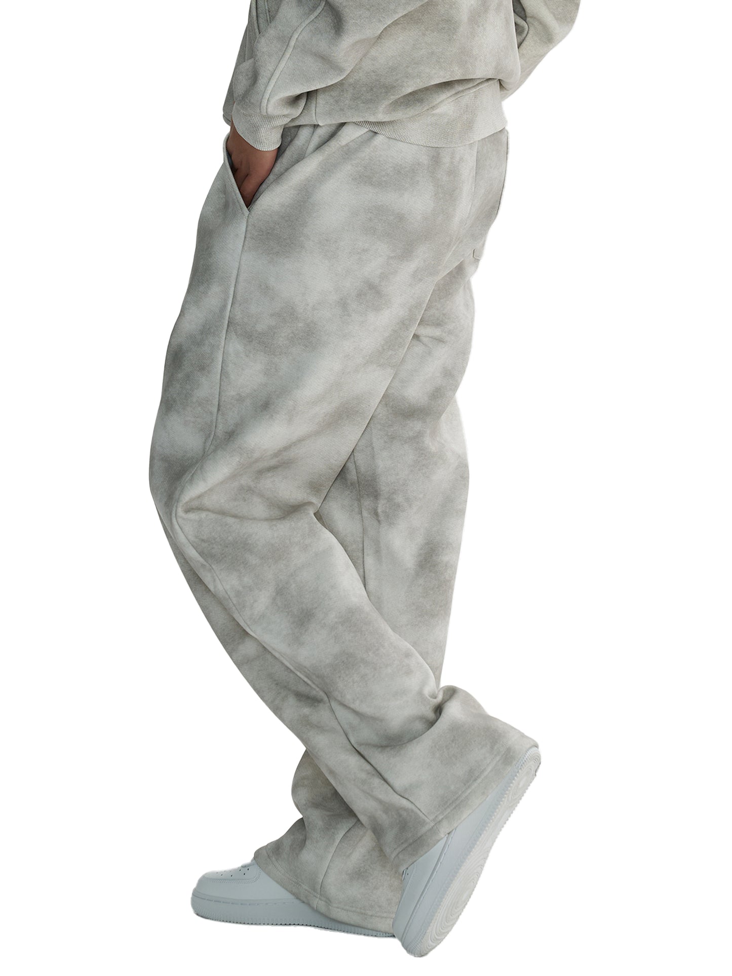 KK Signature Dirty Washed Fleece Sweatpants