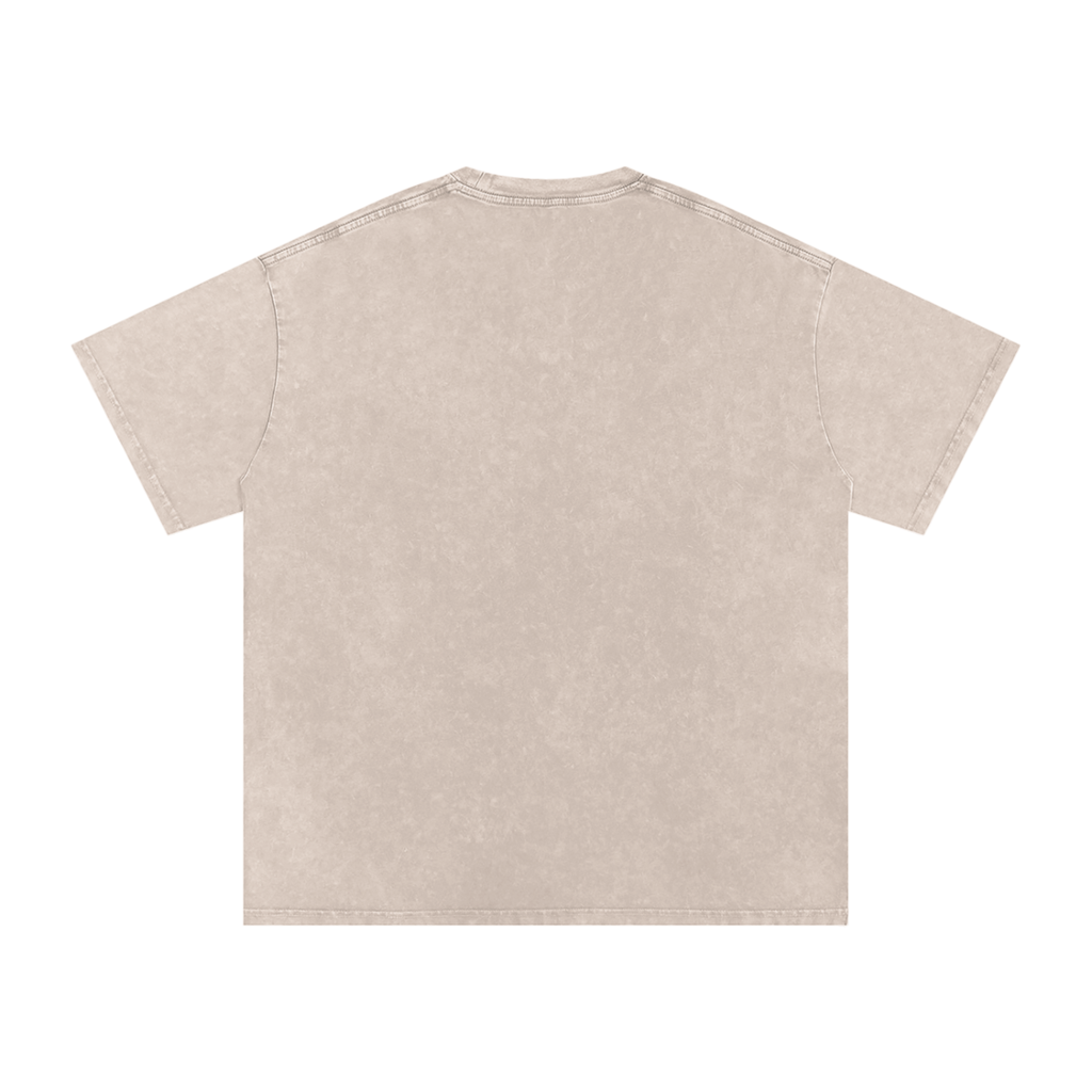 Stay Wild Acid Wash Oversize T-Shirt