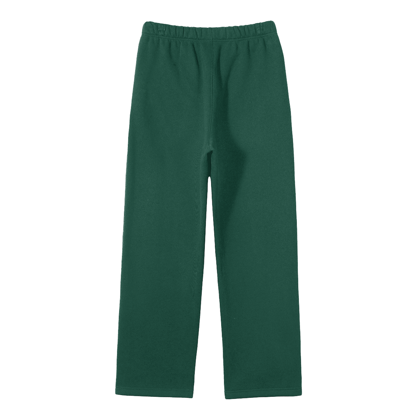 Streetwear Unisex Eden Green Fleece Straight Leg Pants