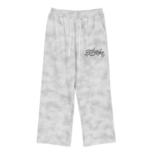 KK Signature Dirty Washed Fleece Sweatpants