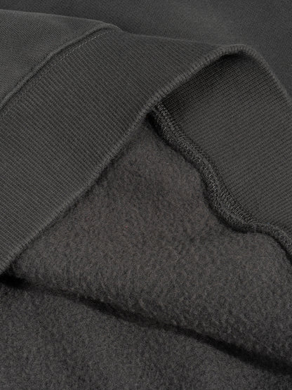 Frayed Sunfade Boxy Fleece Hoodie